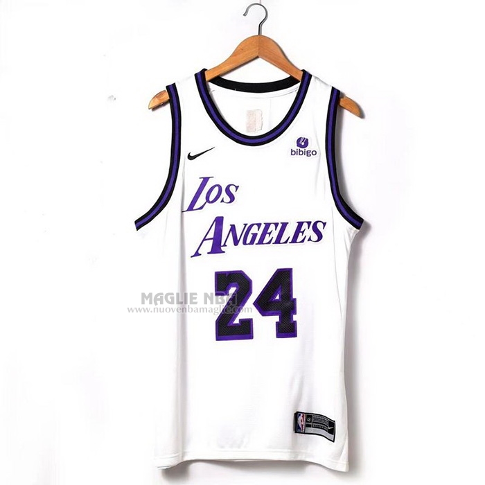 Maglia
 Kobe Bryant NO 24 Los Angeles Lakers Citta
 2022-23 Bianco
